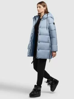 Khujo Winterjacken Jacke Franee Frauen Hellblau -Khujo Verkäufe 0432097c1c0b9ef45246fcf7ce96b317