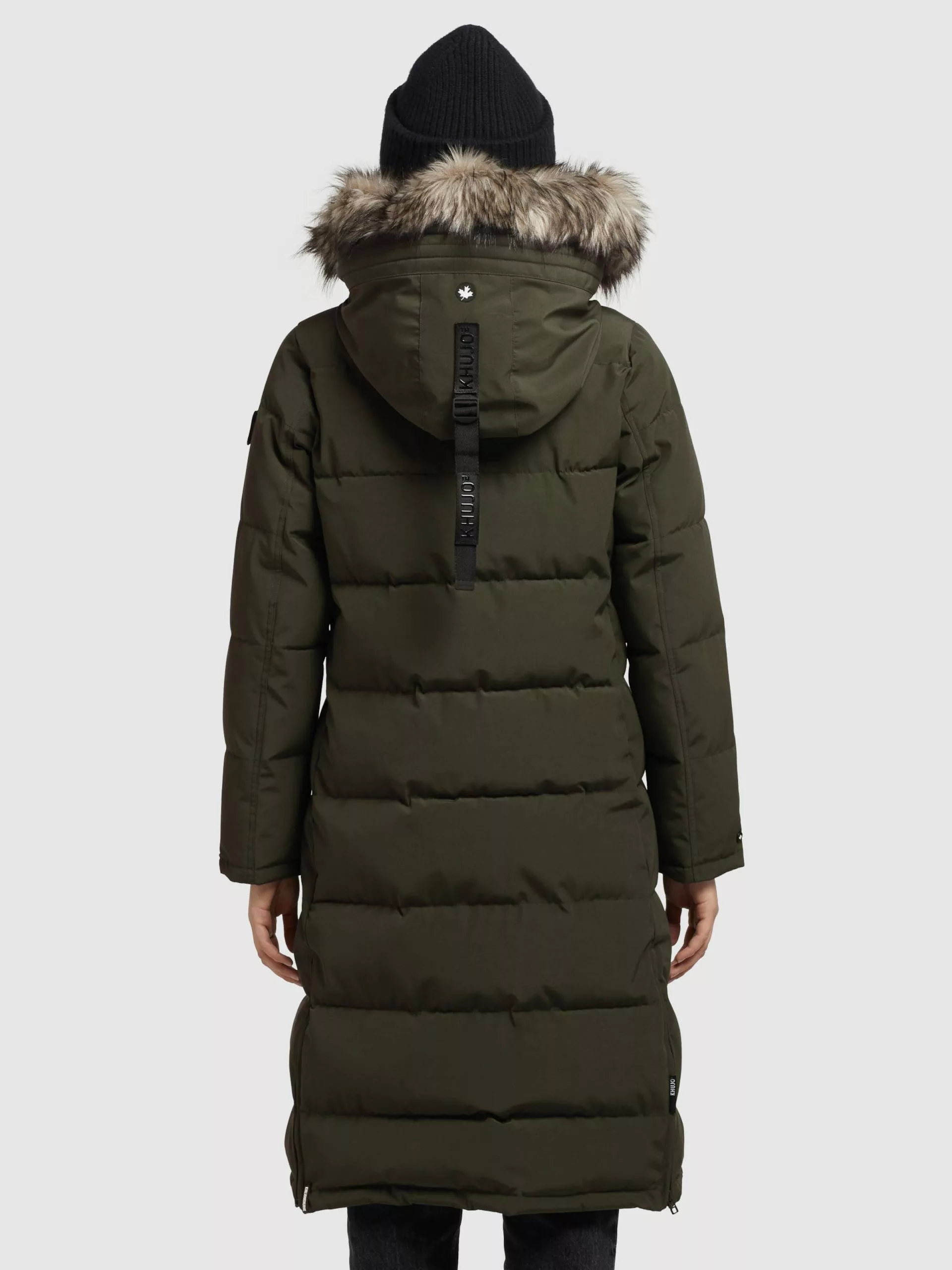 Khujo Wintermäntel Mantel LOLL Frauen Khaki 4 Khujo Wintermäntel Mantel LOLL Frauen Khaki – Bild 4