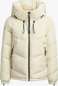 Khujo Winterjacken Jacke Esila Frauen Pastellgelb