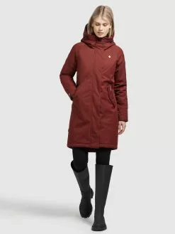 Khujo Parka Übergangsmantel Frauen Rostrot -Khujo Verkäufe 0ab47665528fbc0131f15e8c85504190