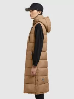 Khujo Westen Weste Tourin Frauen Hellbraun -Khujo Verkäufe 0e4718fce691226921f90afe91deaac9