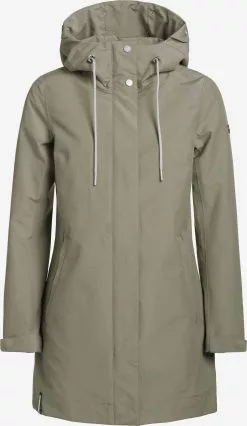 Khujo Übergangsmäntel Übergangsparka Artisa Frauen Grau / Grün