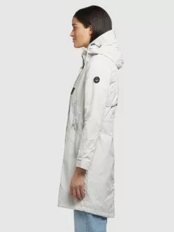 Khujo Übergangsjacken Parka ADDA Frauen Offwhite -Khujo Verkäufe 1213e715fa7e392576a8a853865855e5