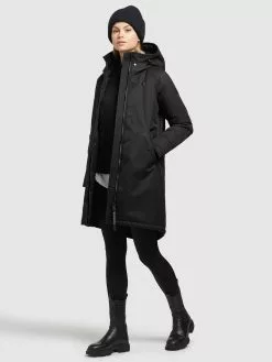 Khujo Jacken Parka Frauen Schwarz -Khujo Verkäufe 1217a48413976db6ccbba7c4fbefc44f