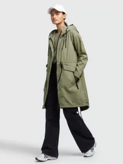 Khujo Jacken Parka Nanda Frauen Khaki -Khujo Verkäufe 12b87b00262eb14330dc01b62148f2d9