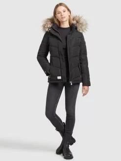 Khujo Winterjacken Jacke Winsen Frauen Schwarz -Khujo Verkäufe 12ce042e26056fa63af7cd862ff43a53