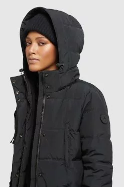 Khujo Wintermäntel Mantel Kleo Frauen Schwarz -Khujo Verkäufe 1b313ef43bc2d976dcc34150f489446c