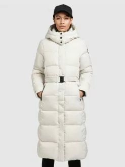 Khujo Wintermäntel Mantel Frauen Offwhite -Khujo Verkäufe 1bb5246199e5ffe854799c1ebef65798