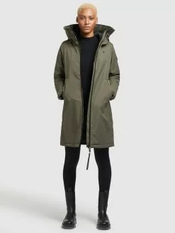 Khujo Übergangsmäntel Mantel LISAD Frauen Khaki -Khujo Verkäufe 1c51fc2efa692a8fe210d42db53feff5