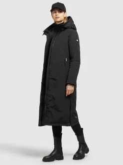 Khujo Wintermäntel Mantel ABELLA Frauen Schwarz -Khujo Verkäufe 21ffeb353bb7fa5712aadecf9372c57a