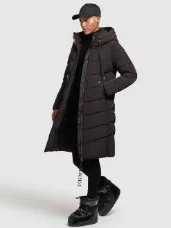 Khujo Wintermäntel Wintermantel Ayleena Frauen Schwarz -Khujo Verkäufe 229bb743f0571eccd2cf19f56c9a913c