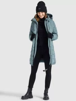 Khujo Wintermäntel Mantel Delinas Frauen Pastellblau -Khujo Verkäufe 22b7329e6353328b30c7f6bed83c1d37