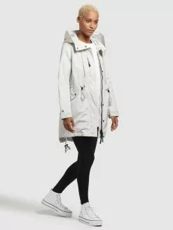 Khujo Jacken Parka Dayes Frauen Offwhite -Khujo Verkäufe 24b125c1985323caebdb389c39656691