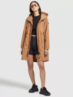 Khujo Übergangsjacken Mantel ADDA Frauen Beige -Khujo Verkäufe 2720215d651546fd99ad29d8878bd964