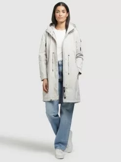Khujo Übergangsjacken Parka ADDA Frauen Offwhite -Khujo Verkäufe 2819915aa037bb6d035f3b37c0c9fe9d