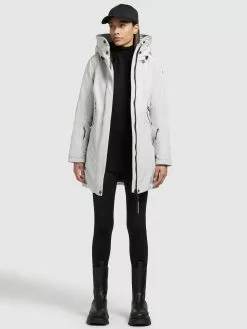 Khujo Winterjacken Jacke Viona 3 Frauen Hellgrau -Khujo Verkäufe 2e82a20f6581942f97eee49da937d8c5