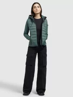 Khujo Outdoorjacken Funktionsjacke Ghita Frauen Dunkelgrün -Khujo Verkäufe 2f91f12e4f01d90b8ca13f40a4092fae