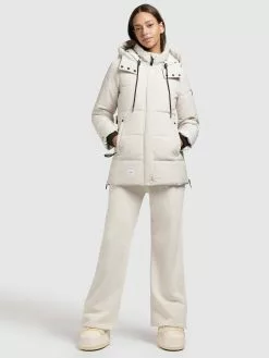 Khujo Winterjacken Jacke Eunice Frauen Offwhite -Khujo Verkäufe 2ff96ddbb89341d72c1fd22539079afd