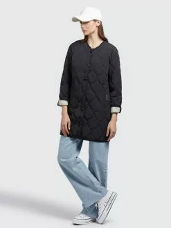 Khujo Übergangsmäntel Übergangsmantel SIRA Frauen Schwarz -Khujo Verkäufe 352831d148bd2fcd530adf1252c57dac