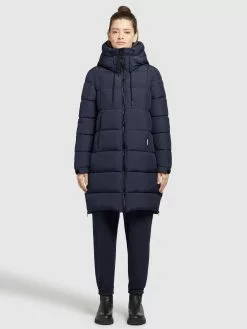 Khujo Wintermäntel Mantel Youma Frauen Navy -Khujo Verkäufe 3685efe77dedc2b24882455c9a0270ef