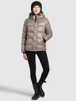 Khujo Winterjacken Jacke Gerda Shiny Frauen Beige -Khujo Verkäufe 38295fc08e2e8a216cf81e12d74a8094