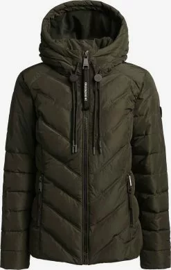 Khujo Übergangsjacken Jacke Stern Frauen Khaki