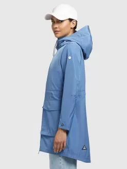 Khujo Übergangsmäntel Mantel Ging Frauen Blau -Khujo Verkäufe 3e3108c7a0272fa74c420306164c95b1