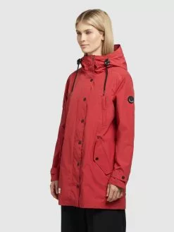 Khujo Übergangsjacken Jacke Frauen Rot -Khujo Verkäufe 3fd1d047dd85ab1634b2fb572c784757