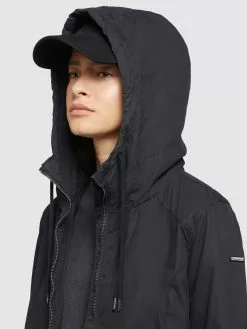 Khujo Übergangsjacken Übergangsjacke SESIA Frauen Schwarz -Khujo Verkäufe 406310a5e74a54413c2c2bb90dc2b77d