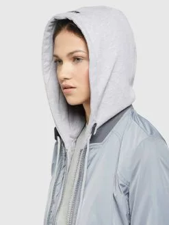 Khujo Übergangsjacken Jacke PERSEE Frauen Hellblau / Grau -Khujo Verkäufe 4209e110bc82bf303a381f3e449350de
