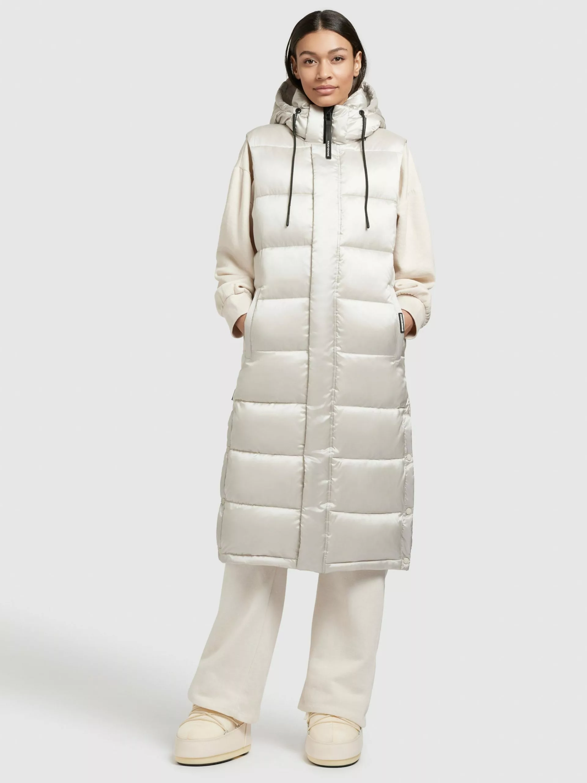 Khujo Westen Weste Tourin Frauen Perlweiß 3 Khujo Westen Weste Tourin Frauen Perlweiß – Bild 3