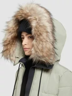 Khujo Wintermäntel Mantel LOLL Frauen Pastellgrün -Khujo Verkäufe 442b5ba70818fd789e85cd49aaecd65b