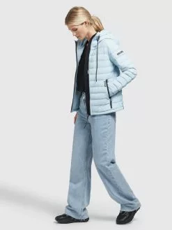 Khujo Übergangsjacken Winterjacke LOVINA4 MATT Frauen Hellblau -Khujo Verkäufe 45cabb058706d0a0b8d1e4dd24c224fb