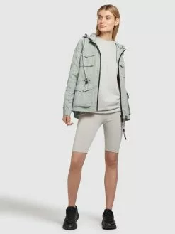 Khujo Übergangsjacken Jacke FLAMES Frauen Pastellgrün -Khujo Verkäufe 4768b0e78b94a3e81b00bb6ad59a7b94