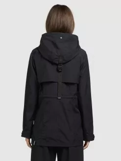 Khujo Parka Übergangsjacke FELINA Frauen Schwarz -Khujo Verkäufe 48438de93f6c442593026011be7a6fc1