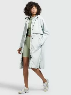 Khujo Übergangsmäntel Mantel Jomana Frauen Pastellblau -Khujo Verkäufe 48b76e74fbad9155a1fab286240c5e4f