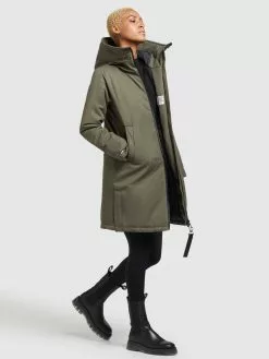 Khujo Übergangsmäntel Mantel LISAD Frauen Khaki -Khujo Verkäufe 4a0307c7c77e5be0eb39b63e6c318b2d