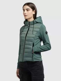 Khujo Outdoorjacken Funktionsjacke Ghita Frauen Dunkelgrün -Khujo Verkäufe 4bcf19ffce07d876e906d20ecc1566c3