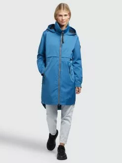 Khujo Übergangsmäntel Mantel Ariana2 Frauen Royalblau -Khujo Verkäufe 4cd0bd3d071ce0459ee5085fa5e4e0e2