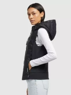 Khujo Westen Weste Fabia Matt Frauen Schwarz -Khujo Verkäufe 4d346212b3f4a5d877d9c6b9abf7713d