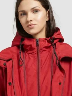 Khujo Parka Übergangsjacke FELINA Frauen Rot -Khujo Verkäufe 4f3440b8e3c7d0f57e7847040c519a54