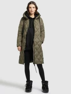 Khujo Wintermäntel Mantel LENNJA Frauen Khaki -Khujo Verkäufe 5253c1c58cb447742e9259bed0688968
