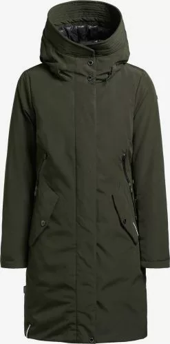 Khujo Wintermäntel Mantel Charlyn 3 Frauen Khaki