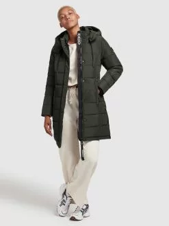 Khujo Kurzmäntel Wintermantel Cups Frauen Dunkelgrün -Khujo Verkäufe 56432a2d764a3a20b8c475c96a8fdd45