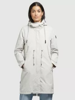 Khujo Übergangsjacken Parka ADDA Frauen Offwhite -Khujo Verkäufe 5809e3b977a006070ea5a828724a1e26