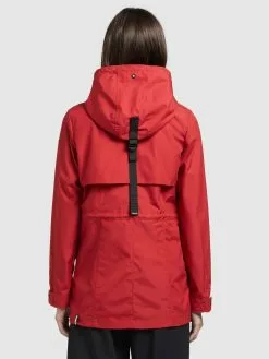 Khujo Parka Übergangsjacke FELINA Frauen Rot -Khujo Verkäufe 585009a2318a0e070cb324fff738ed9d