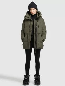 Khujo Winterjacken Jacke Leviani Frauen Dunkelgrün -Khujo Verkäufe 598c657f896ca3d3011c1d1cee896255