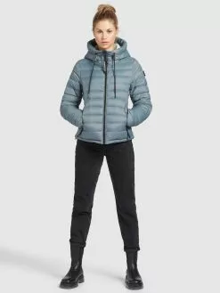 Khujo Übergangsjacken Jacke Lovina Frauen Taubenblau -Khujo Verkäufe 5a869e886792262ba48b2dcf8dbf66c3