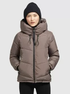 Khujo Winterjacken Jacke Esila Frauen Mokka -Khujo Verkäufe 5b83c218be28d873a0dd95509516785e
