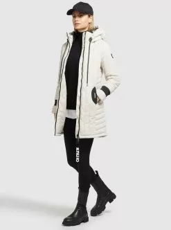 Khujo Übergangsmäntel Wintermantel Jerry Frauen Offwhite -Khujo Verkäufe 5c09d18b9c83608bd8adbb478faa7958